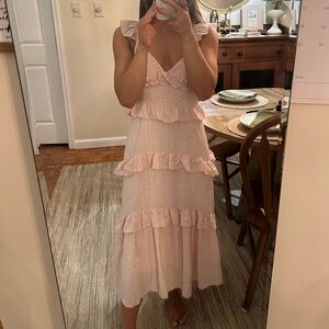 Gorgeous Altar'd State Dress With Ruffles & Dainty Florals